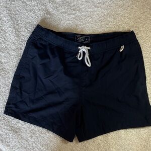 Abercrombie & Fitch Dark Blue Athletic Shorts
